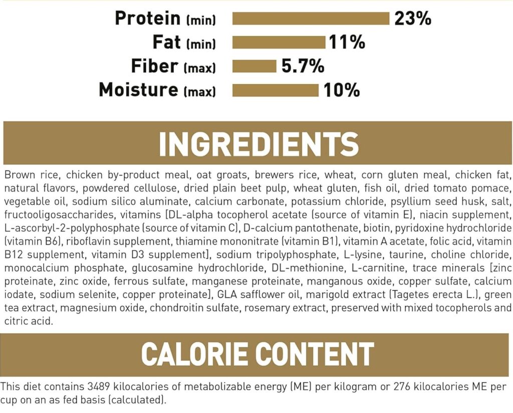 Royal Canin Golden Retriever 30Lb dog food used various quality ingredients Royal Canin Golden Retriever 30Lb dog food used various quality ingredients