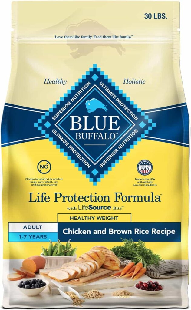 Blue Buffalo Dry Healthy Weight Dog Food 30 lb bag Blue Buffalo Dry Healthy Weight Dog Food 30 lb bag