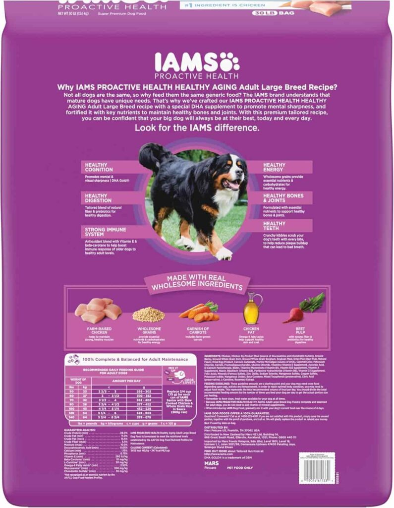 IAMS proactive health healthy aging Senior dry dog food: Nourish Seniors for Golden Years iams proactive health large breed Health Considerations