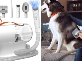 AIRROBO PG100 Pet Grooming Vacuum Kit