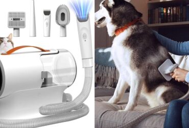 AIRROBO PG100 Pet Grooming Vacuum Kit