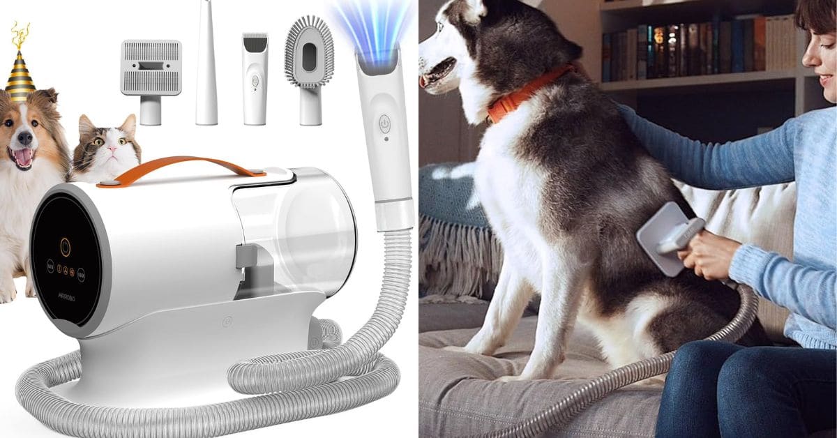 AIRROBO PG100 Pet Grooming Vacuum Kit