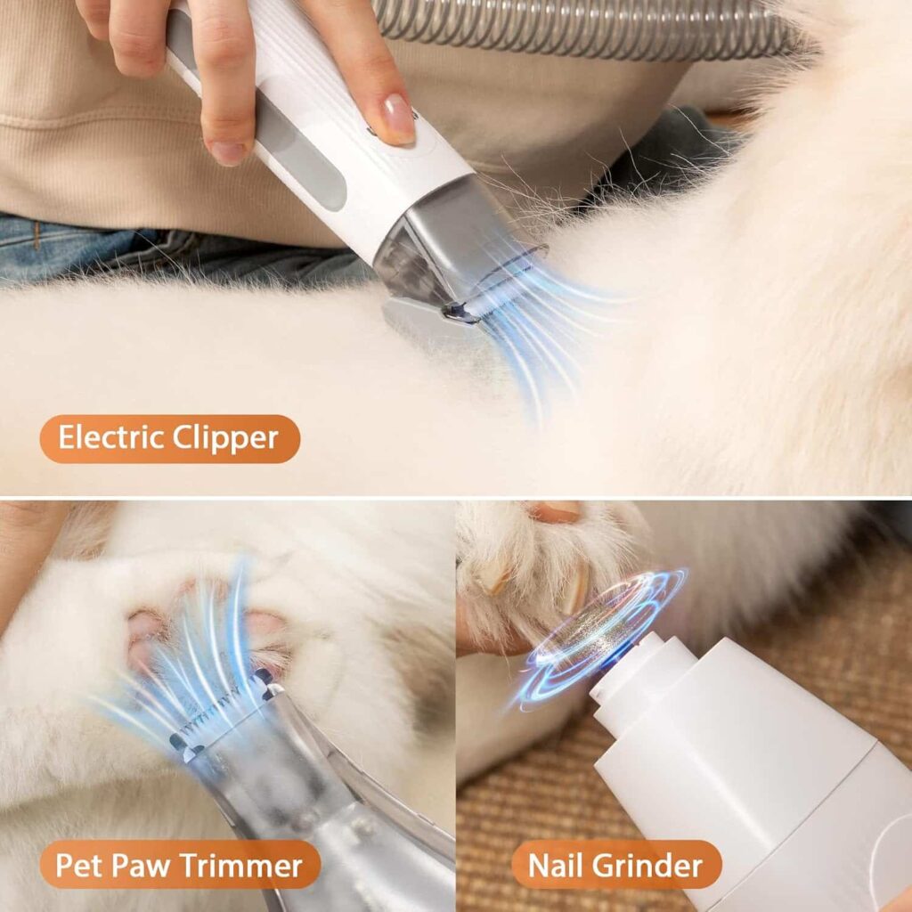 Afloia dog grooming kit & vacuum suction Included Tools Afloia dog grooming kit & vacuum suction Included Tools