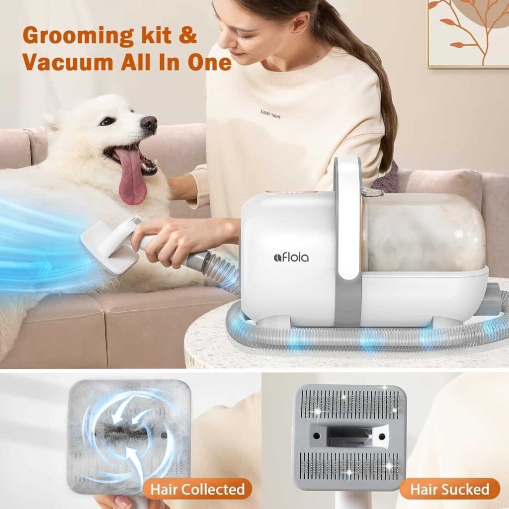 Afloia dog grooming kit & vacuum suction all in one Afloia dog grooming kit & vacuum suction all in one