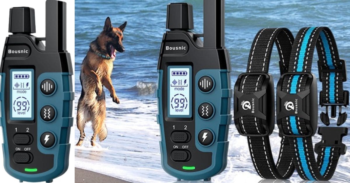 BOUSNIC Dog Shock Collar 2 Dogs