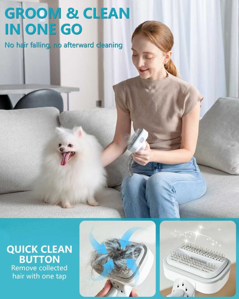 Bawetech Grooming 5-in-1 Dog Grooming Vacuum quick cleaning Bawetech Grooming 5-in-1 Dog Grooming Vacuum quick cleaning