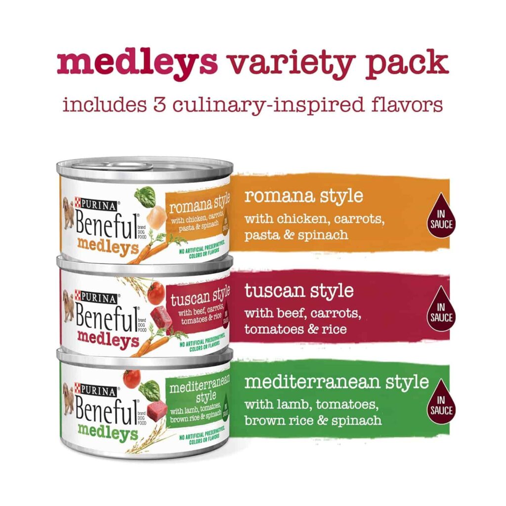 Beneful Medleys 30 Pack Wet Dog Food Different Flavors Beneful Medleys 30 Pack Wet Dog Food Different Flavors