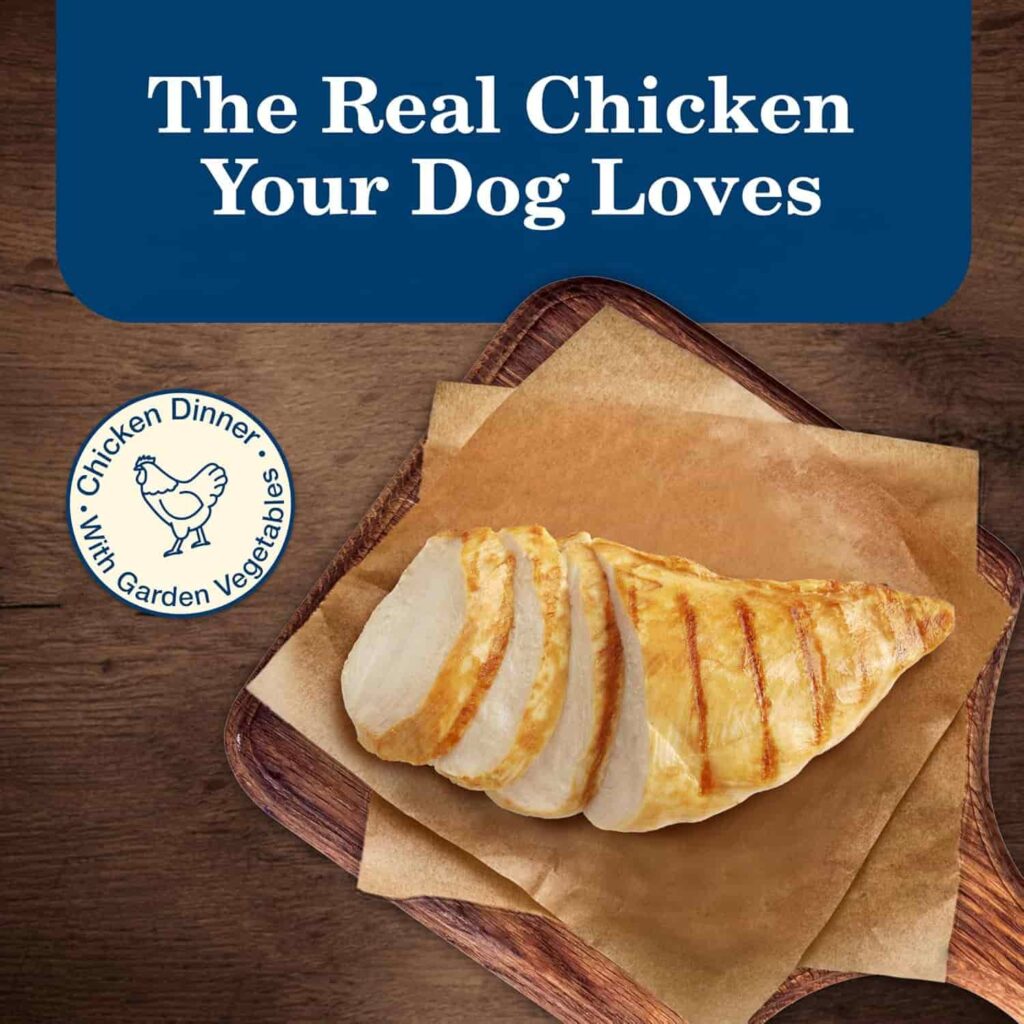 Blue Buffalo Senior Wet Dog Food, real chicken is the Key ingredient Blue Buffalo Senior Wet Dog Food, real chicken is the Key ingredient