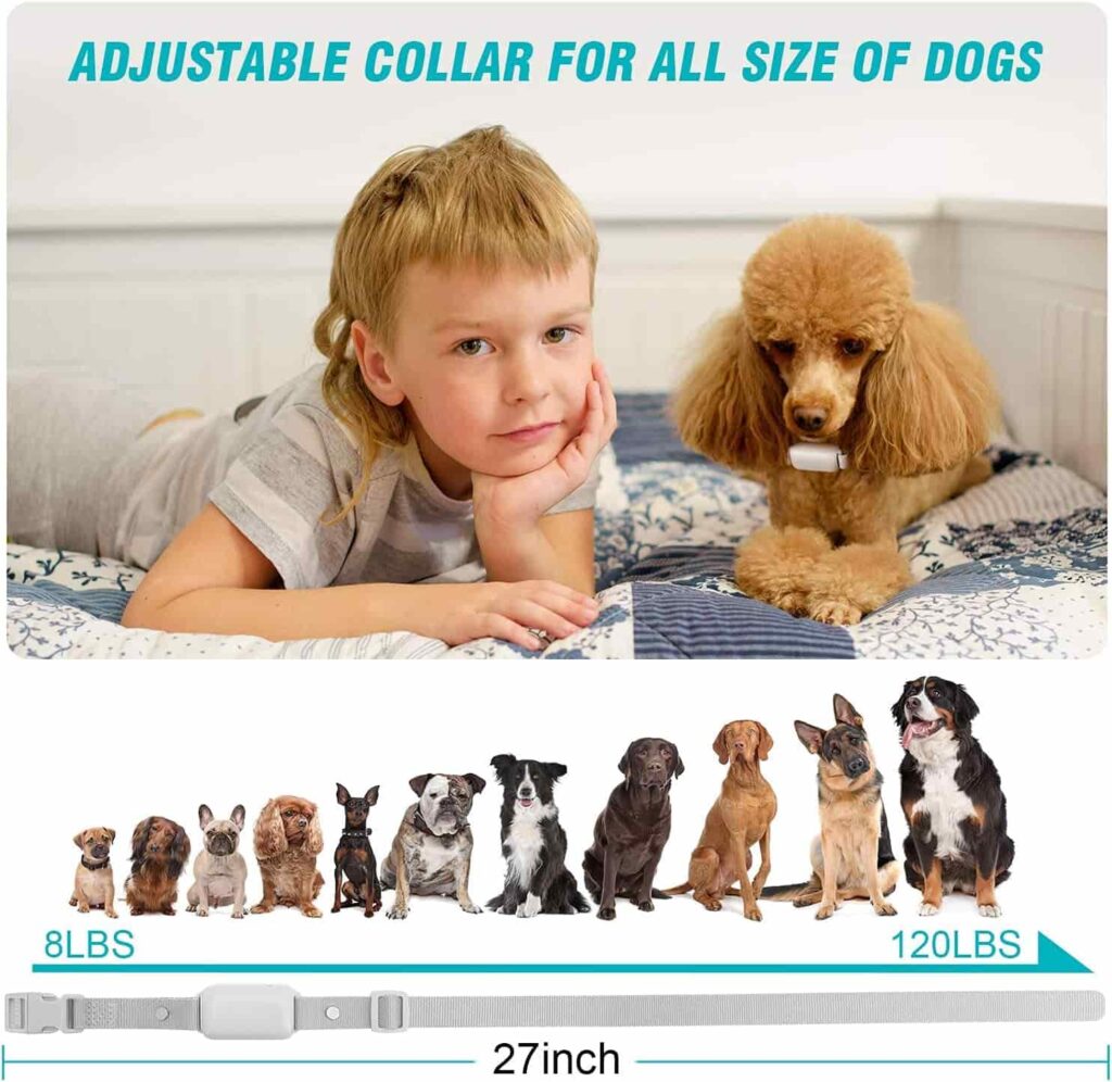 Bousnic Dog Shock Collar 8-120 Lbs adjustable collar Bousnic Dog Shock Collar 8-120 Lbs adjustable collar