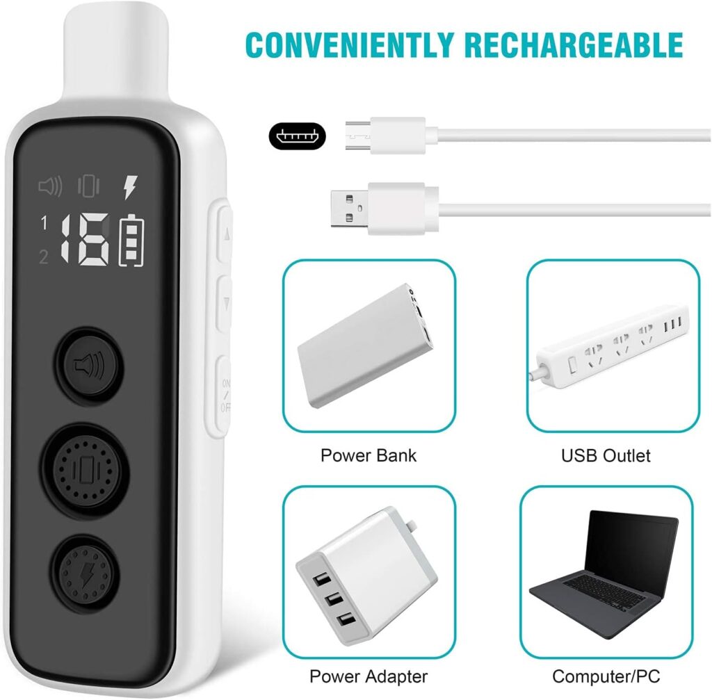 Bousnic Dog Shock Collar 8-120 Lbs charging system Bousnic Dog Shock Collar 8-120 Lbs charging system