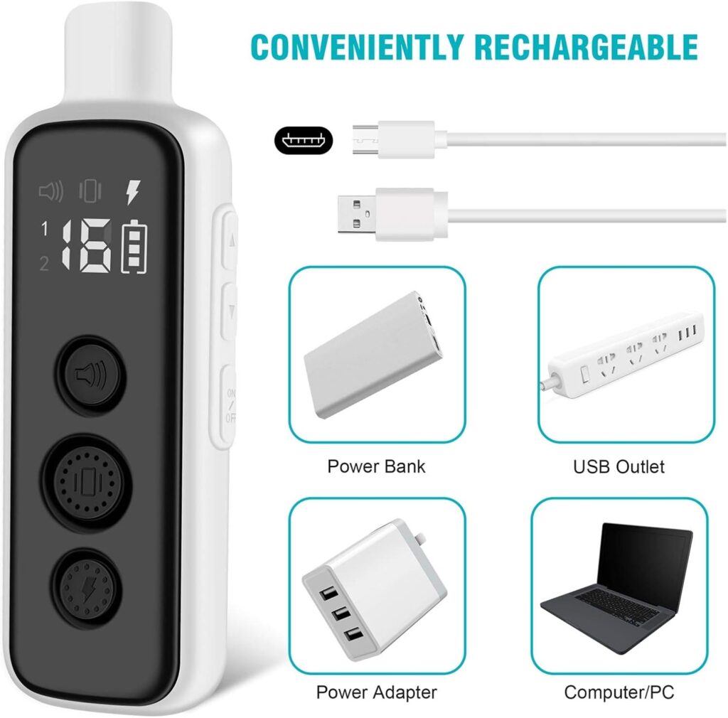 Bousnic Dog Shock Collar for 2 Dogs Electric long Battery Life Bousnic Dog Shock Collar for 2 Dogs Electric long Battery Life