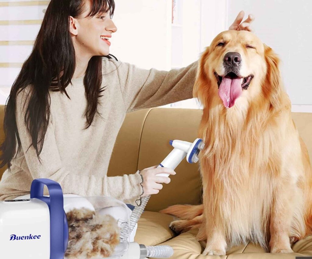 Buenkee Dog Grooming Kit With Pet Grooming Vacuum Buenkee Dog Grooming Kit With Pet Grooming Vacuum