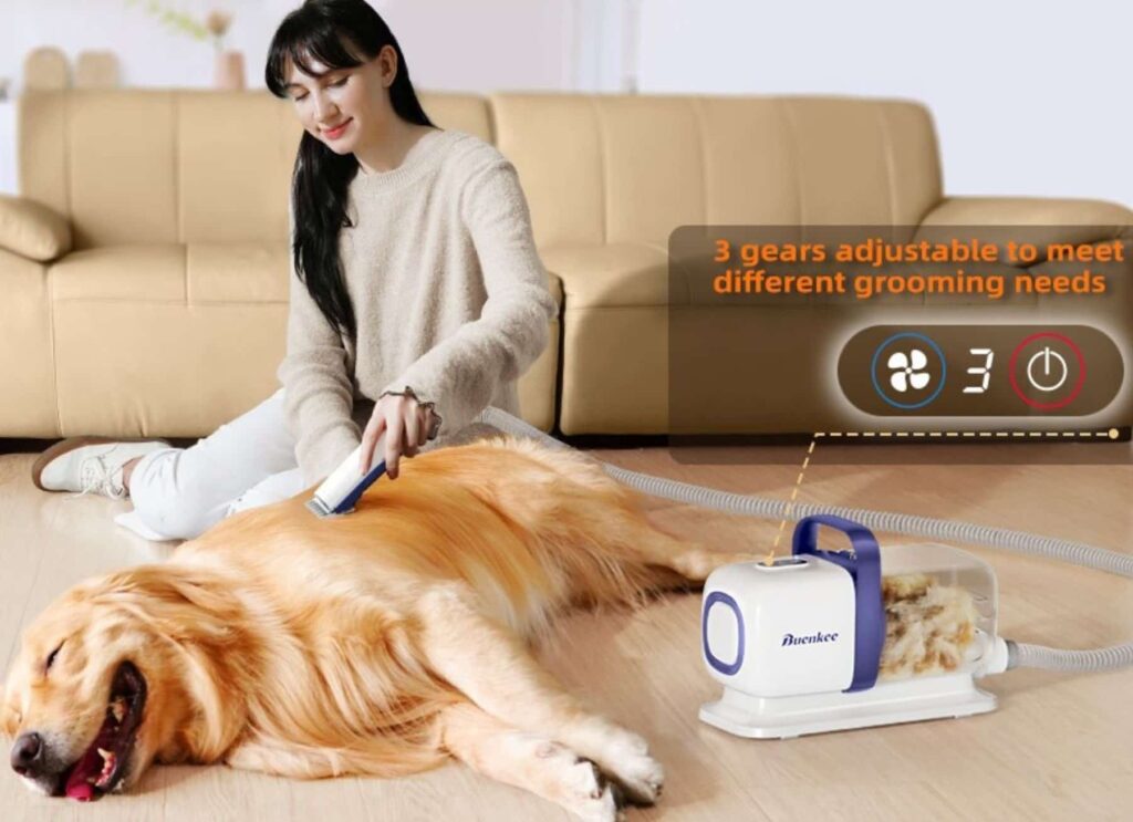 Buenkee Dog Grooming Kit With Pet Grooming Vacuum Vacuum Technology Buenkee Dog Grooming Kit With Pet Grooming Vacuum Vacuum Technology