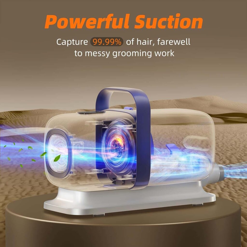Buenkee Dog Grooming Kit With Pet Grooming Vacuum powerful Suction Buenkee Dog Grooming Kit With Pet Grooming Vacuum powerful Suction