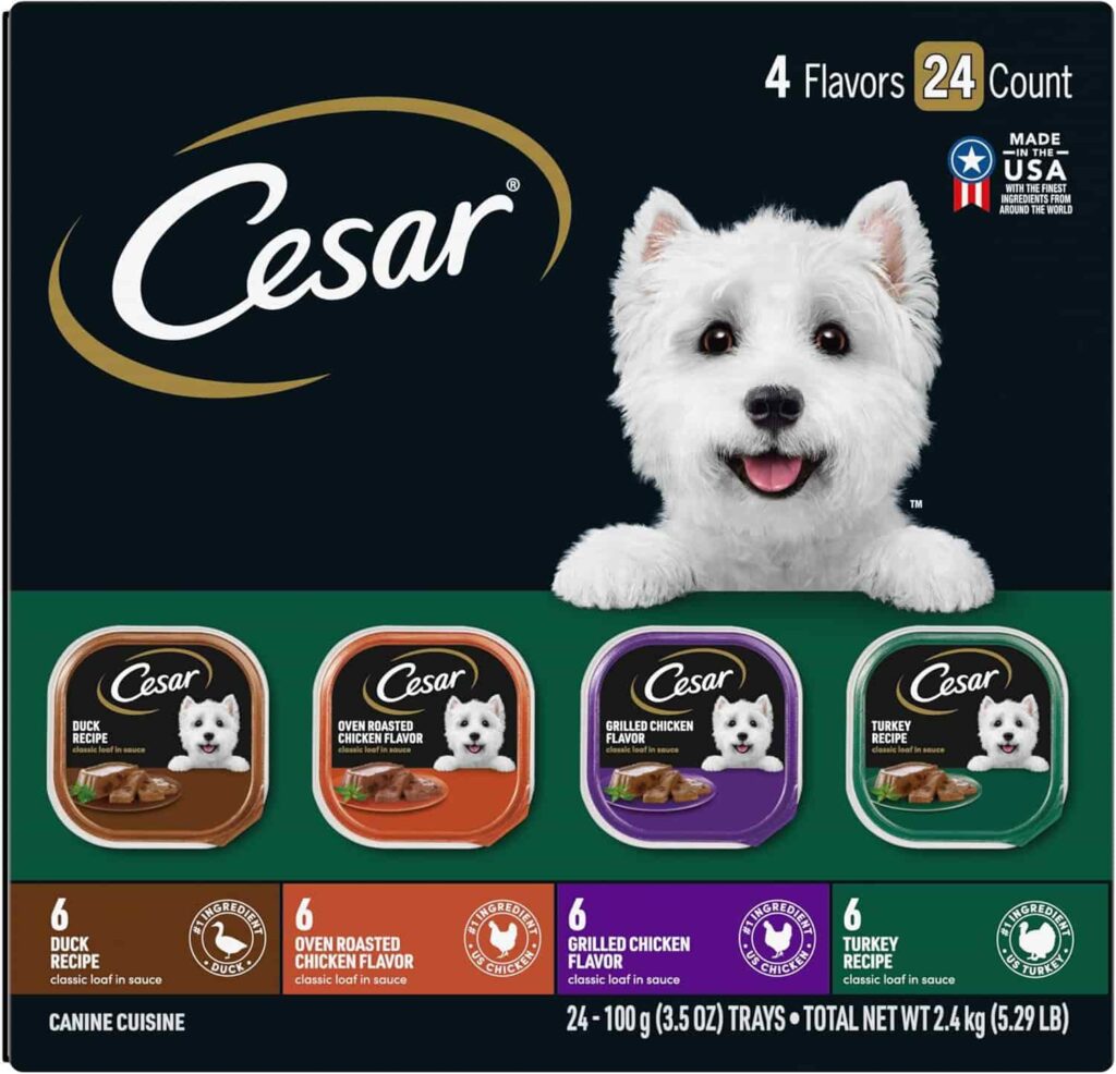 Cesar Wet Dog Food 24 Pack Poultry Variety Top Choice! Cesar Wet Dog Food 24 Pack Poultry Variety Top Choice!