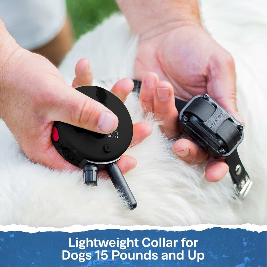 Educator ET-300 Black Dog Training Collar Comfort And Fit Educator ET-300 Black Dog Training Collar Comfort And Fit