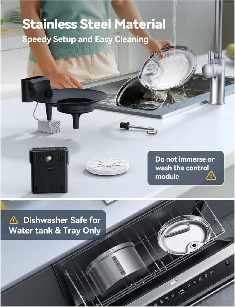 FEELNEEDY Water Fountain Food-Grade Stainless Steel FEELNEEDY Water Fountain Food-Grade Stainless Steel