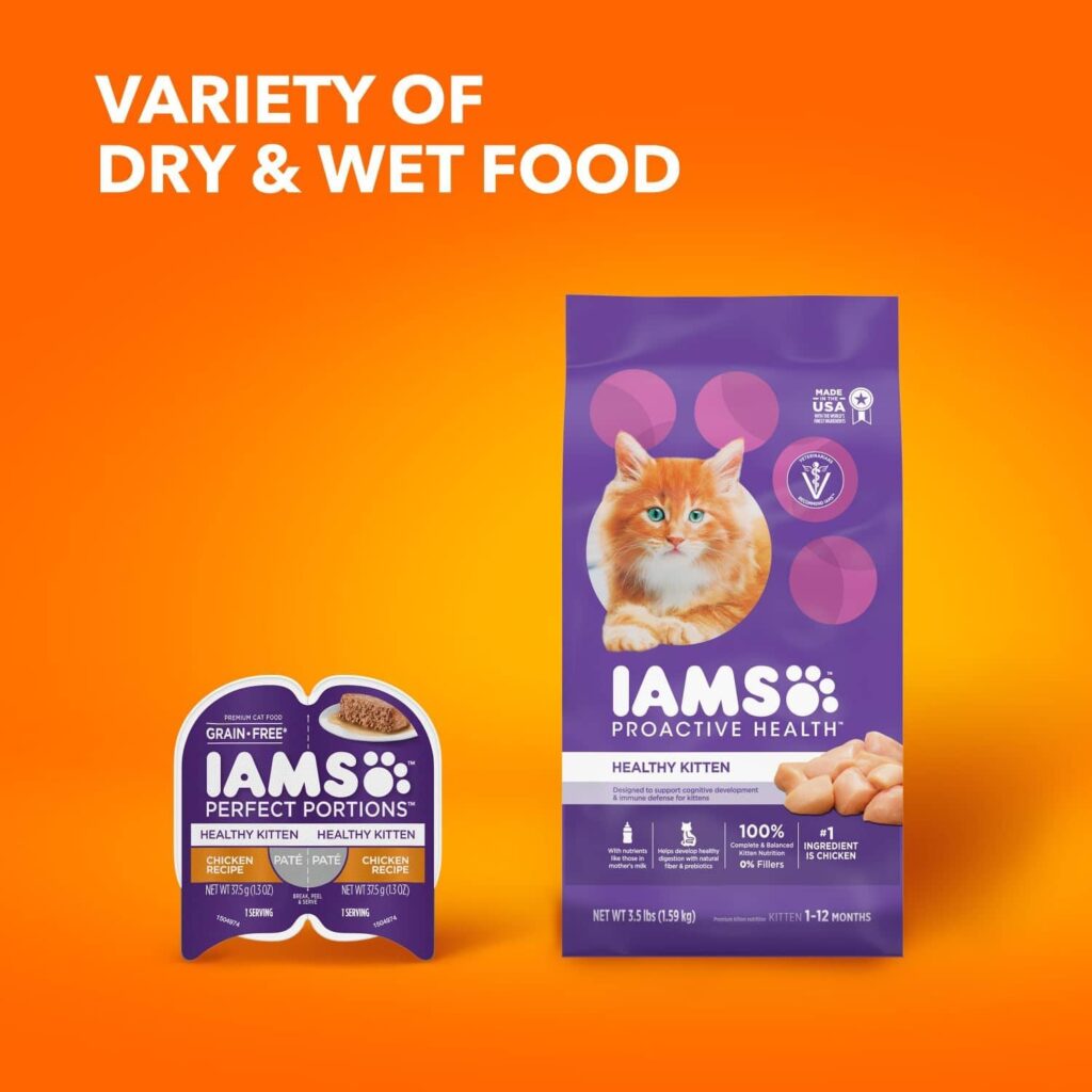 IAMS Proactive Health Healthy Kitten Variety of dry and wet food IAMS Proactive Health Healthy Kitten Variety of dry and wet food
