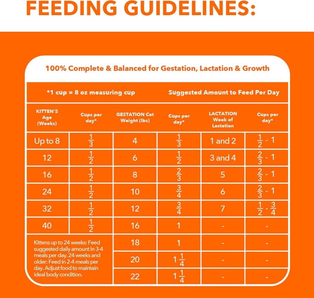 IAMS Proactive Health Healthy Kitten feeding guidelines IAMS Proactive Health Healthy Kitten feeding guidelines