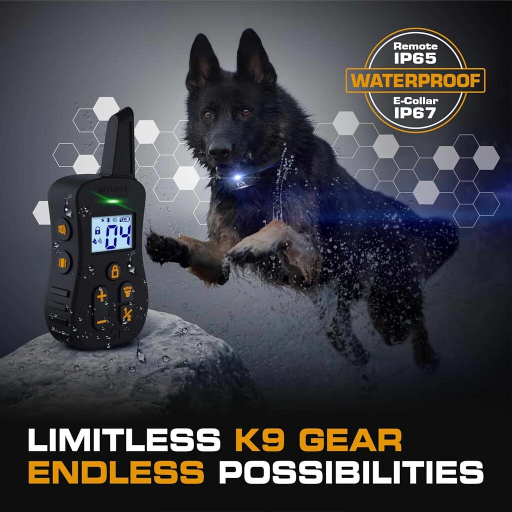 Invirox Dog Shock Collar Ultra K9, Waterproof Feature Invirox Dog Shock Collar Ultra K9, Waterproof Feature