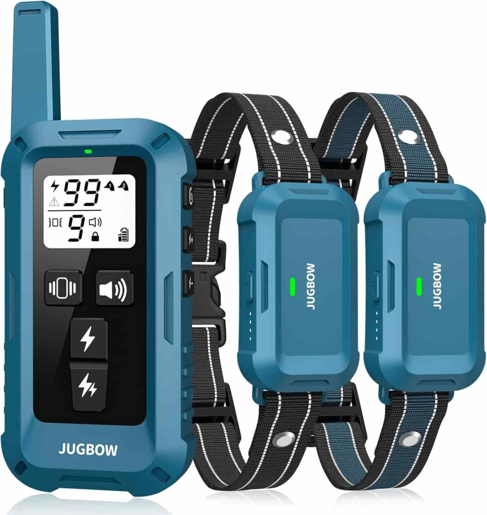 Jugbow Dog Shock Collar 2 Dogs IPX8 Best Control & Safety! Jugbow Dog Shock Collar 2 Dogs IPX8 Best Control & Safety!