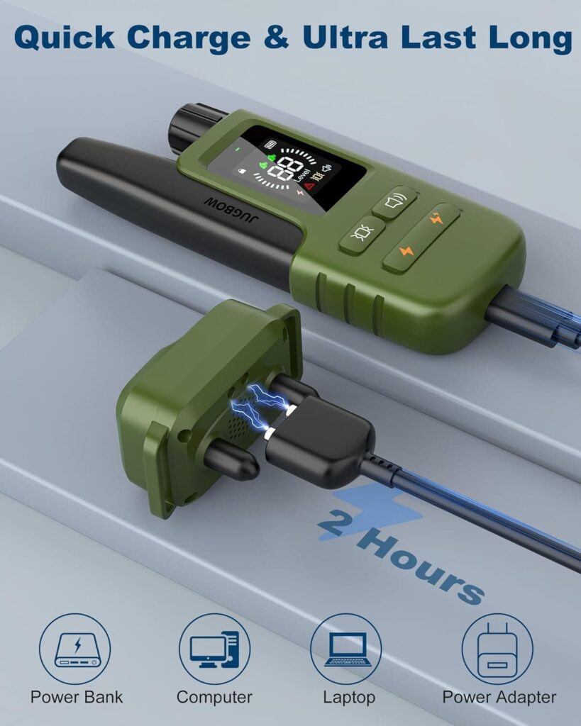 Jugbow Dog Shock Collar 4200FT quick charge and long use Jugbow Dog Shock Collar 4200FT quick charge and long use