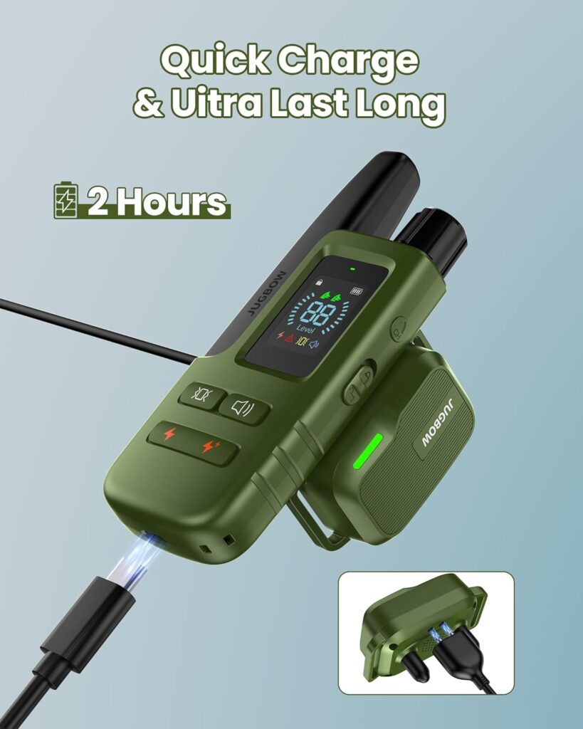 Jugbow dog shock collar 3300 FT long Battery Life And Charging Jugbow dog shock collar 3300 FT long Battery Life And Charging