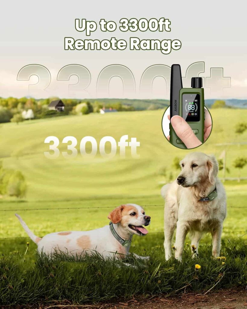 Jugbow dog shock collar 3300 FT remote range Jugbow dog shock collar 3300 FT remote range
