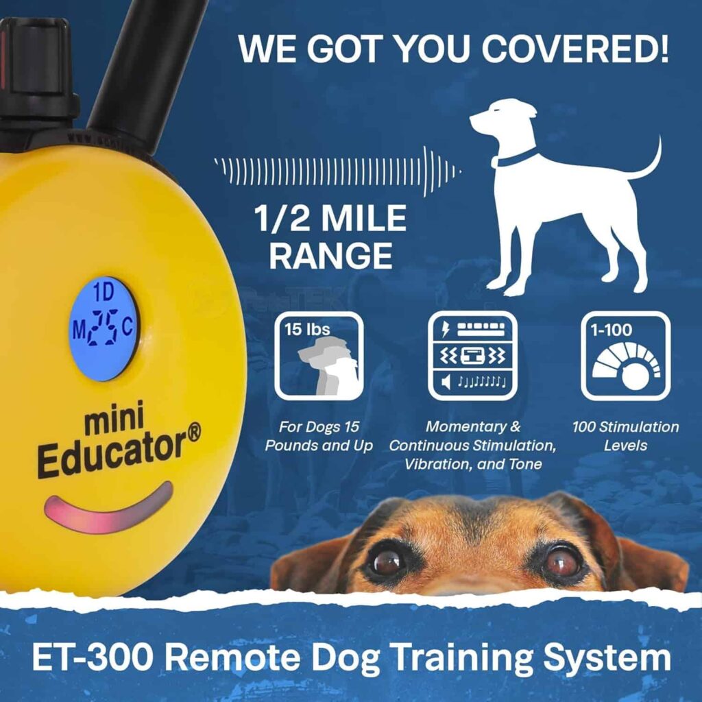 Mini Educator Dog Collar ET-300 Benefits Mini Educator Dog Collar ET-300 Benefits