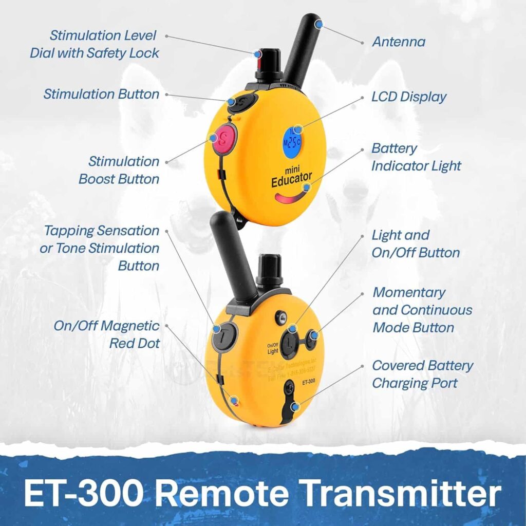 Mini Educator Dog Collar ET-300 Remote Training Mini Educator Dog Collar ET-300 Remote Training
