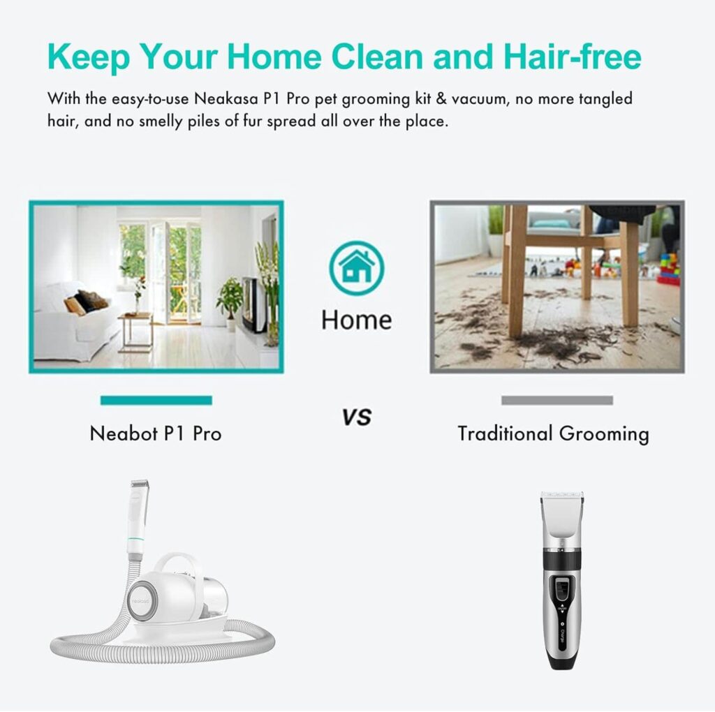 Neabot Pet Grooming Kit P1 Pro vs others Neabot Pet Grooming Kit P1 Pro vs others
