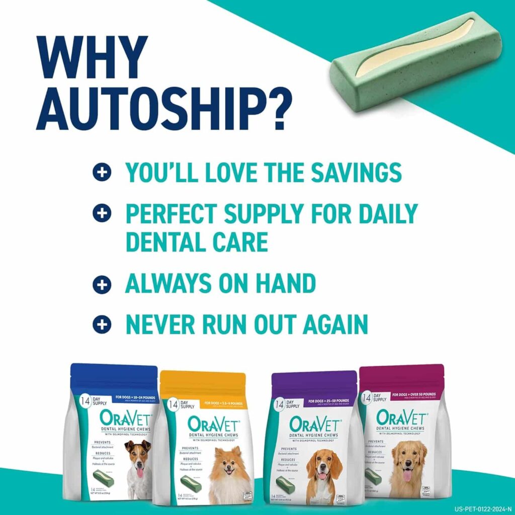 Oravet Dental Hygiene Chews for Large Dogs Reasons to choose Oravet Dental Hygiene Chews for Large Dogs Reasons to choose