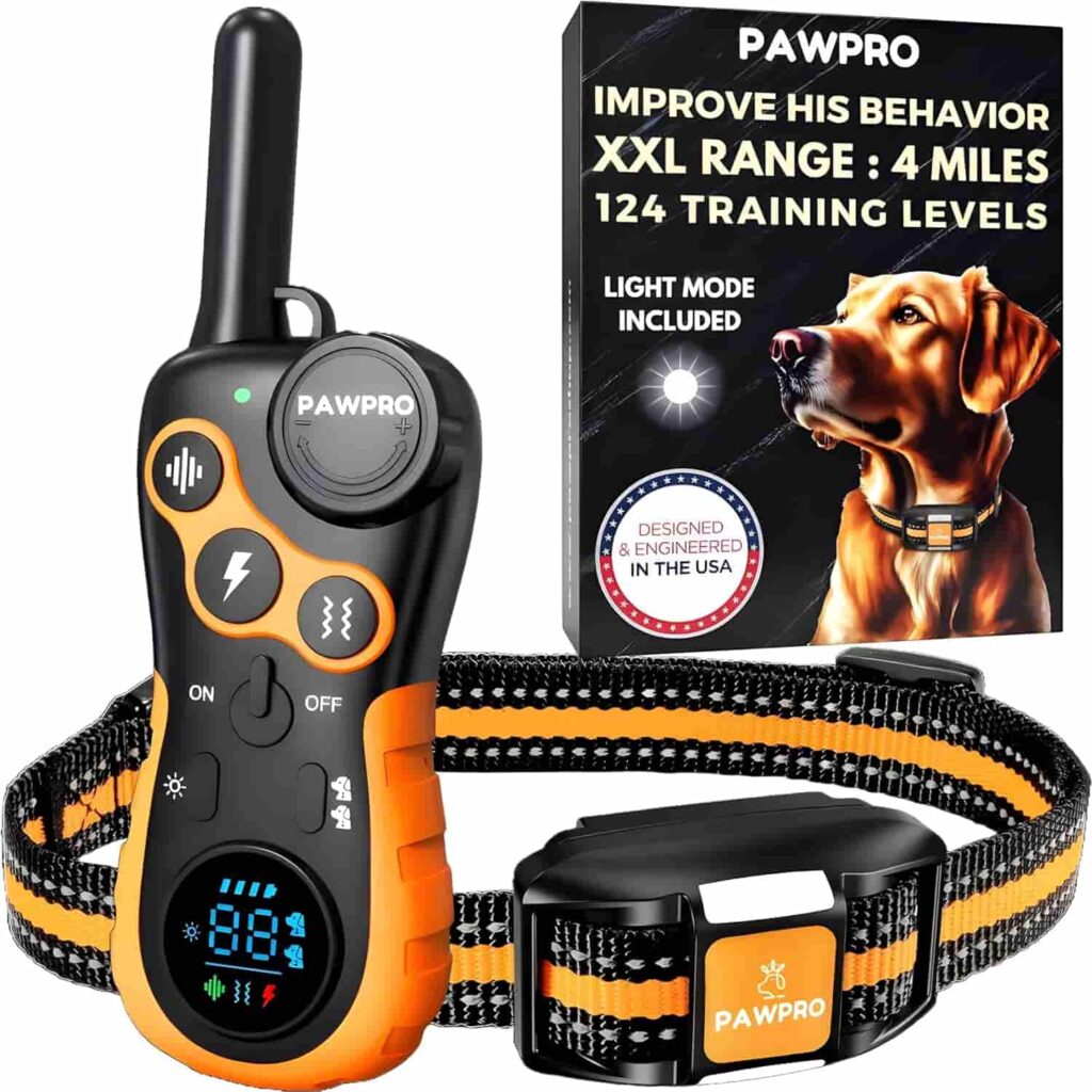 Pawpro Dog Training Collar 4-Mile Range Unleash Best Behavior! Pawpro Dog Training Collar 4-Mile Range Unleash Best Behavior!