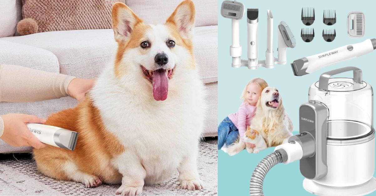 Simple Way Pet Grooming Vacuum 6 in 1