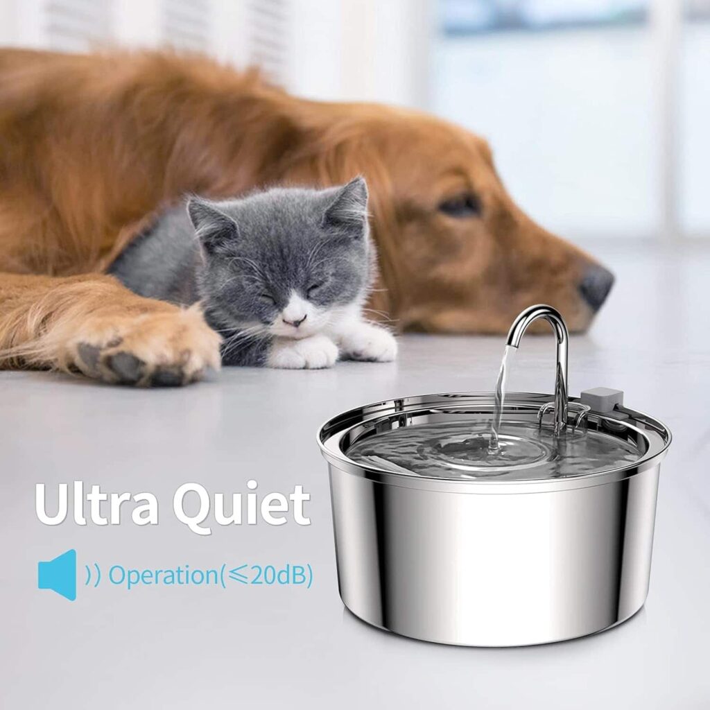 Tomxcute Cat Water Fountain Quiet Operation Tomxcute Cat Water Fountain Quiet Operation