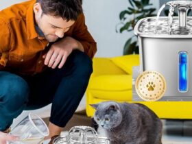 Veken 95Oz2.8L Pet Fountain