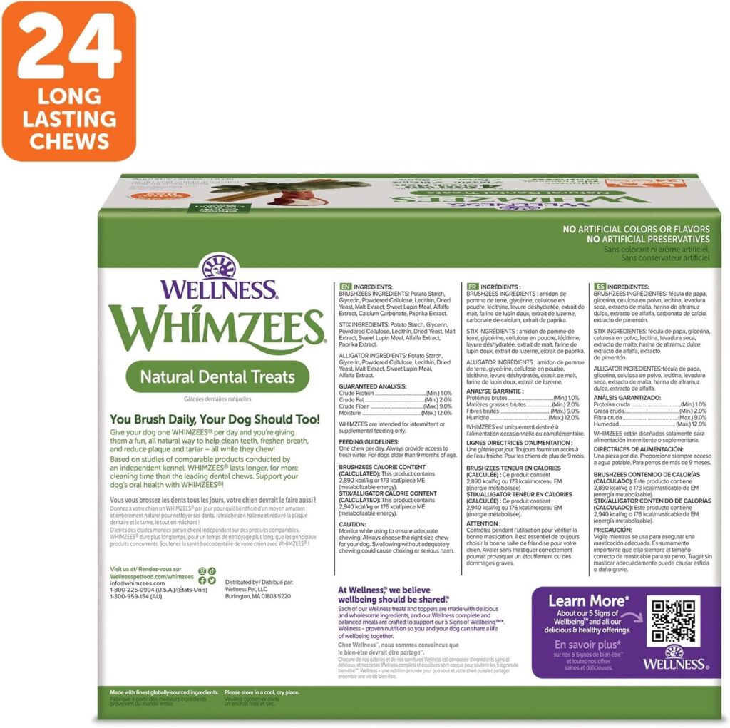 Whimzee Dental Chew 24 Count Eco-friendly Practices Whimzee Dental Chew 24 Count Eco-friendly Practices