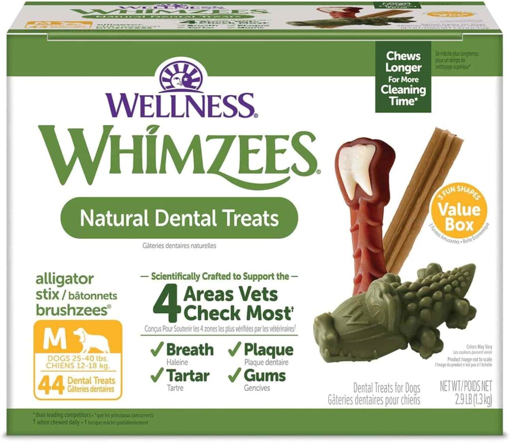 Whimzee Dental Chew 44 Count Medium Breed Best Breath! Whimzee Dental Chew 44 Count Medium Breed Best Breath!