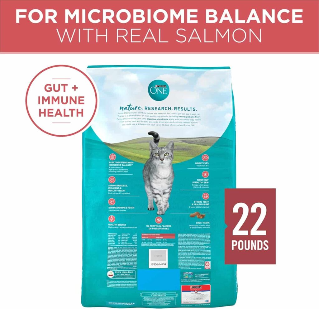 Purina One Tender Selects Salmon 22 Lb cat food Packaging Purina One Tender Selects Salmon 22 Lb cat food Packaging.