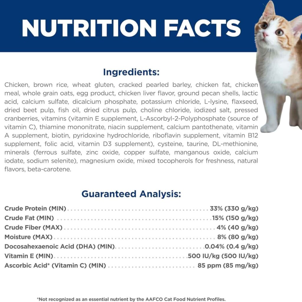 Hill's Science Diet Kitten Food ingredients used Hill's Science Diet Kitten Food ingredients used